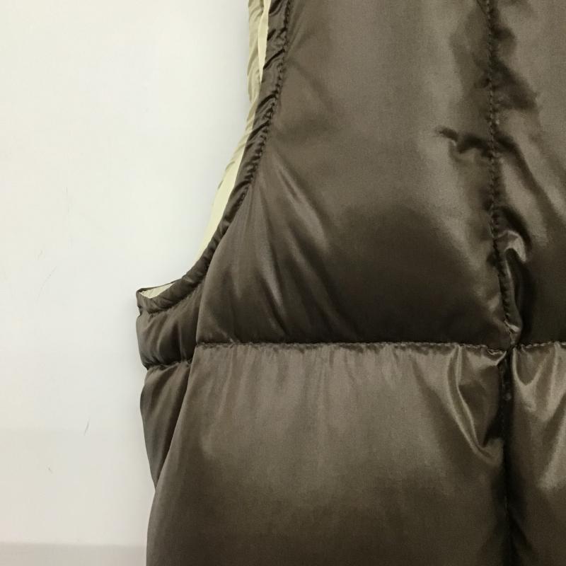 シェラデザイン SIERRA DESIGNS ベスト ベスト ダウンジャケット アウター フロントジャケット XXL 無地 茶 / ブラウン / brown メンズ USED 古着 中古 10161121