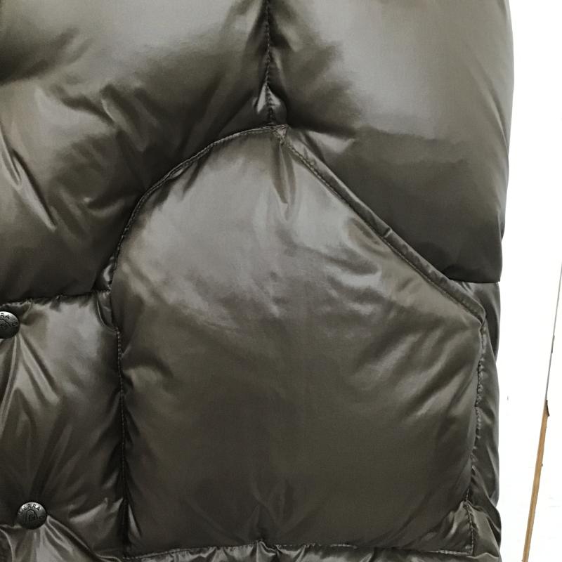 シェラデザイン SIERRA DESIGNS ベスト ベスト ダウンジャケット アウター フロントジャケット XXL 無地 茶 / ブラウン / brown メンズ USED 古着 中古 10161121