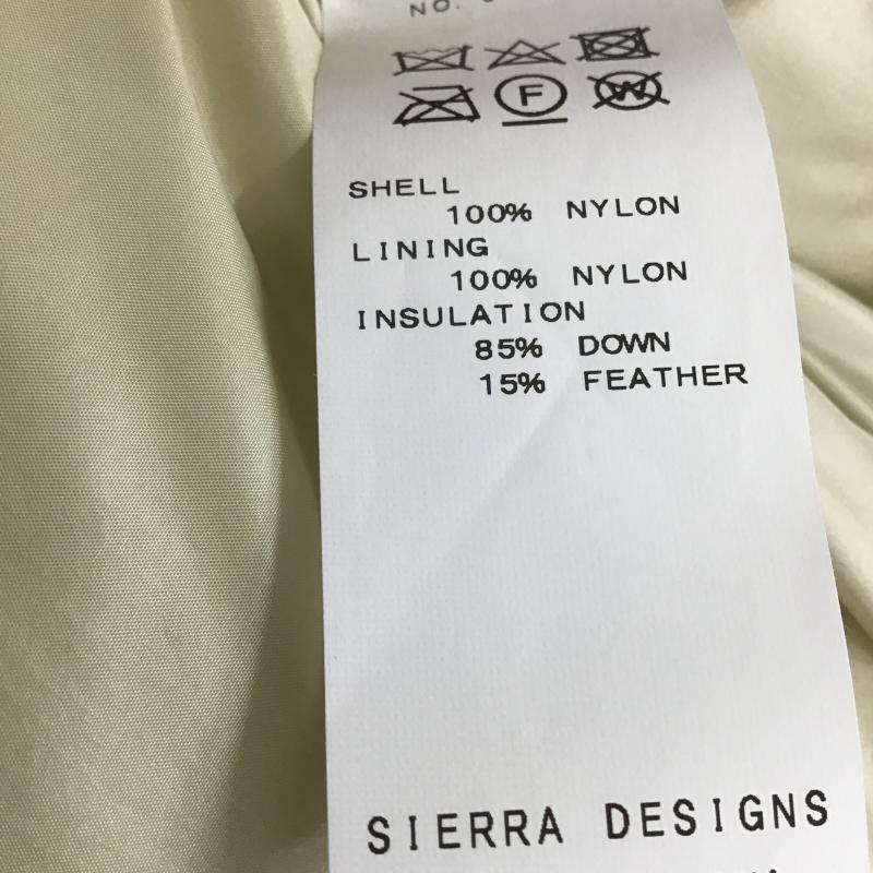 シェラデザイン SIERRA DESIGNS ベスト ベスト ダウンジャケット アウター フロントジャケット XXL 無地 茶 / ブラウン / brown メンズ USED 古着 中古 10161121