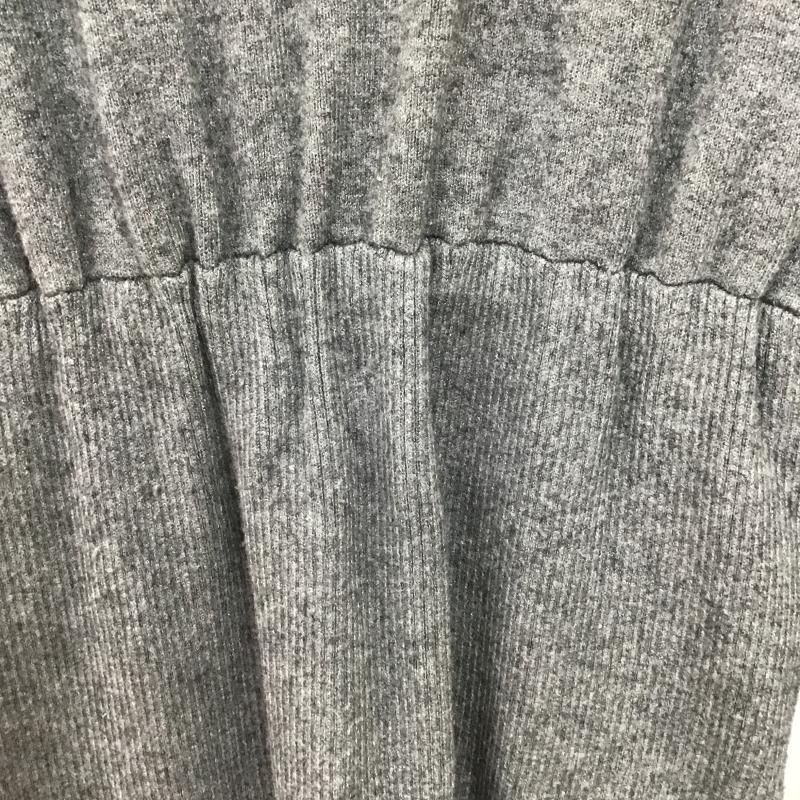 マーキュリーデュオ MERCURYDUO ワンピース ひざ丈スカート ニットワンピース FREE 無地 灰 / グレー / gray レディース USED 古着 中古 10161122