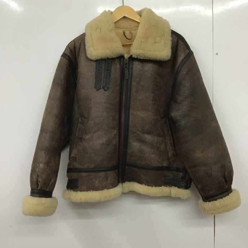 古着 USED ジャケット、上着 ジャンパー、ブルゾン フライトジャケット ジップアップジャケット アウター M 無地 茶 / ブラウン / brown メンズ USED 古着 中古 10161123