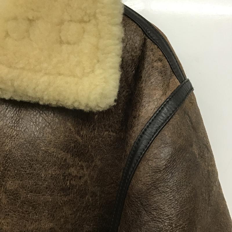 古着 USED ジャケット、上着 ジャンパー、ブルゾン フライトジャケット ジップアップジャケット アウター M 無地 茶 / ブラウン / brown メンズ USED 古着 中古 10161123