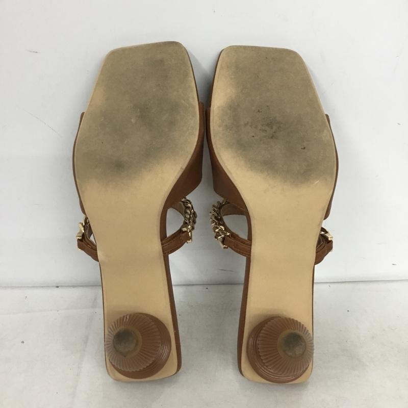 リゼクシー RESEXXY サンダル サンダル チェーン 無地 茶 / ブラウン / brown X 金 / ゴールド / gold color レディース USED 古着 中古 10161129