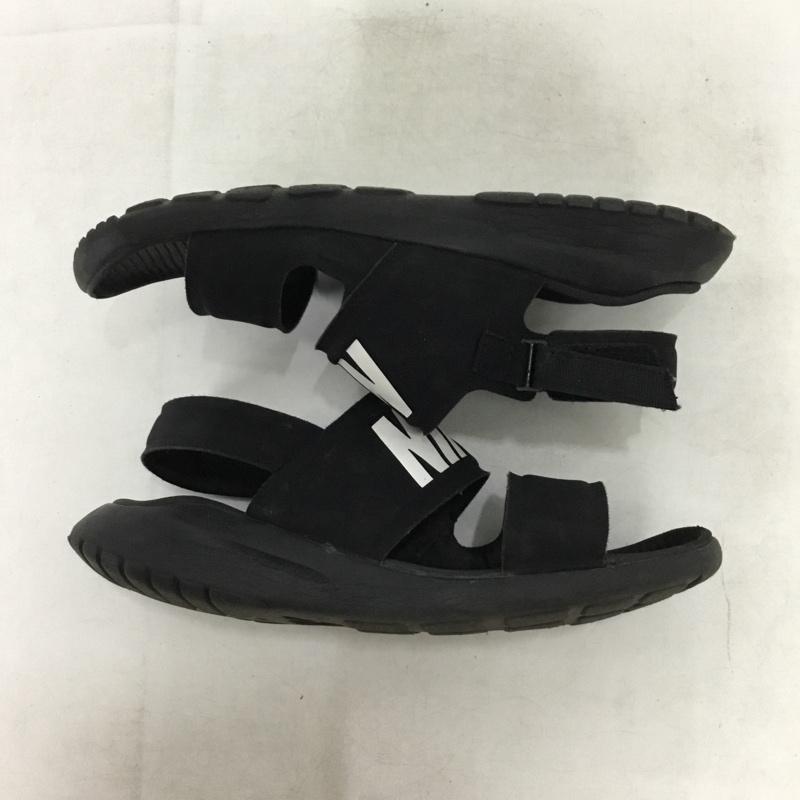 ナイキ NIKE サンダル サンダル 882694-001 WMNS TANJUN SANDAL 23cm 23.0cm ロゴ、文字 黒 / ブラック / black レディース USED 古着 中古 10161133