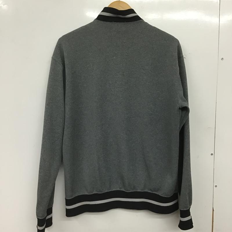 チャンピオン Champion ジャケット、上着 ジャンパー、ブルゾン ジップアップジャケット アウター 古着 L ロゴ、文字 ダークグレー / ダークグレー / メンズ USED 古着 中古 10161134