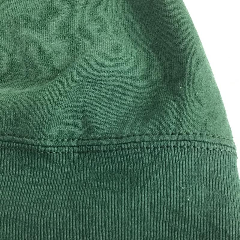 フルーツオブザルーム FRUIT OF THE LOOM トレーナー 長袖 長袖トレーナー スウェット クルーネック プルオーバー L ロゴ、文字 緑 / グリーン / green メンズ USED 古着 中古 10161136