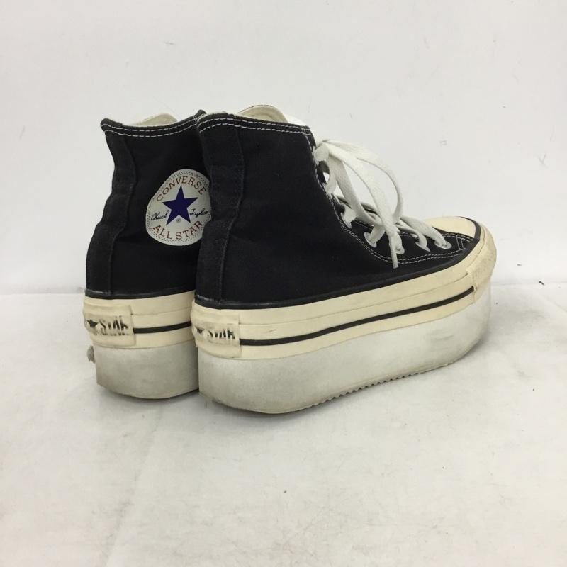 コンバース CONVERSE スニーカー スニーカー 5SC974 ALL STAR CHUNKYLINE HI 厚底スニーカー 23.5cm 23.5cm ロゴ、文字 黒 / ブラック / black レディース USED 古着 中古 10161139