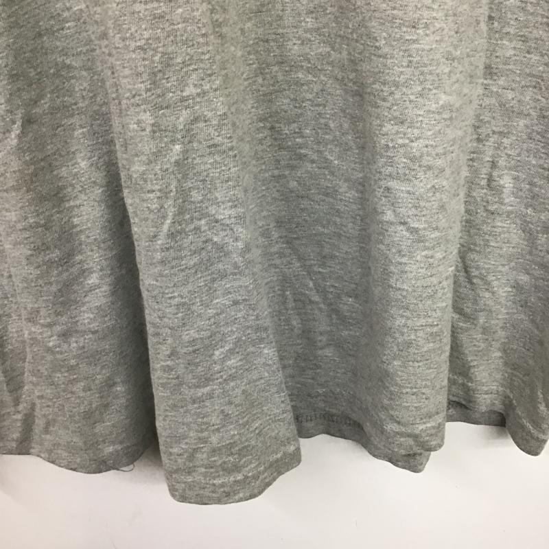 ヘインズ HANES Tシャツ 半袖 半袖カットソー プリントTシャツ クルーネックカットソー プリント 灰 / グレー / gray メンズ USED 古着 中古 10161140