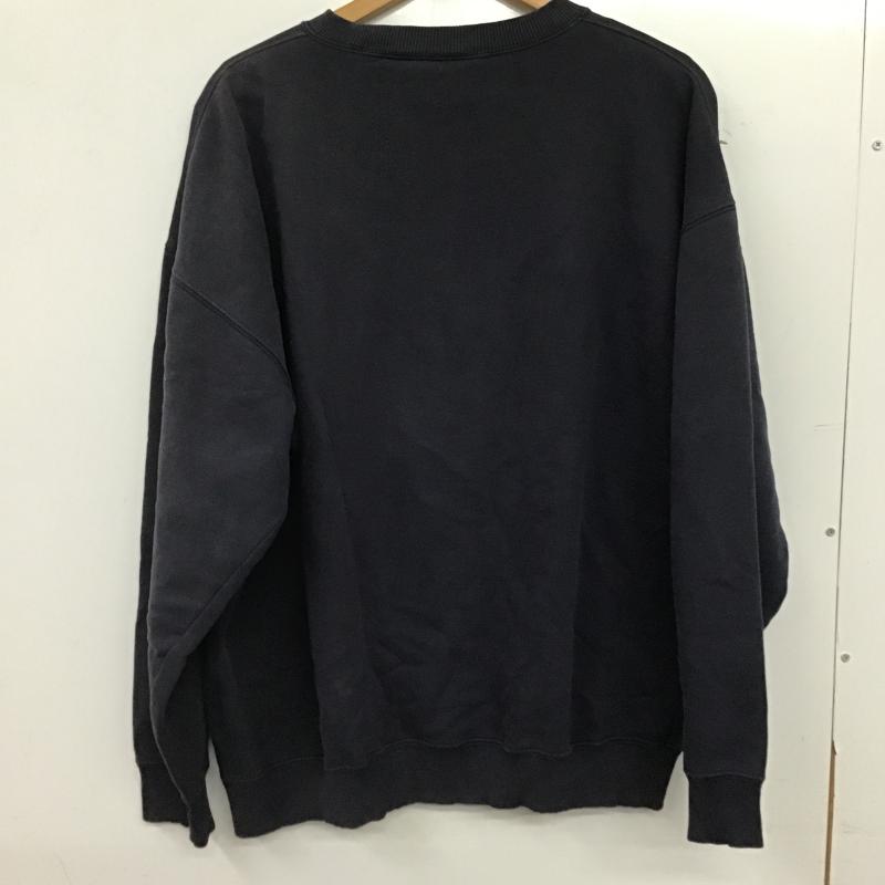 ビッグドッグス BIG DOGS トレーナー 長袖 長袖トレーナー スウェット クルーネック プルオーバー L プリント 紺 / ネイビー / navy メンズ USED 古着 中古 10161146