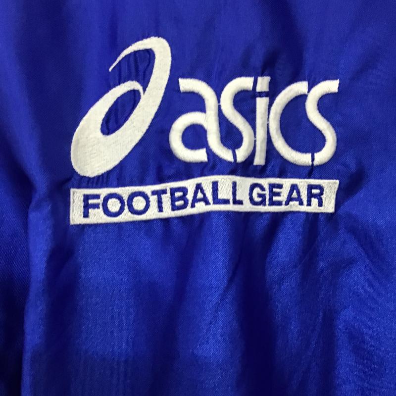 アシックス ASICS ジャケット、上着 ジャンパー、ブルゾン ジップアップジャケット ナイロンジャケット アウター L ロゴ、文字 青 / ブルー / blue メンズ USED 古着 中古 10161148