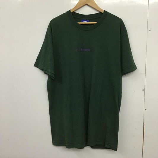ラファイエット Lafayette Tシャツ 半袖 半袖カットソー プリントTシャツ クルーネックカットソー L ロゴ、文字 緑 / グリーン / green メンズ USED 古着 中古 10161150