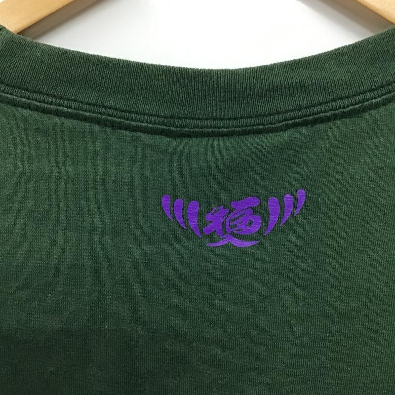 ラファイエット Lafayette Tシャツ 半袖 半袖カットソー プリントTシャツ クルーネックカットソー L ロゴ、文字 緑 / グリーン / green メンズ USED 古着 中古 10161150