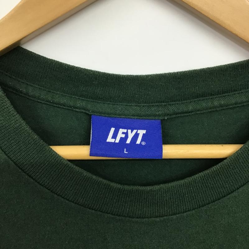 ラファイエット Lafayette Tシャツ 半袖 半袖カットソー プリントTシャツ クルーネックカットソー L ロゴ、文字 緑 / グリーン / green メンズ USED 古着 中古 10161150