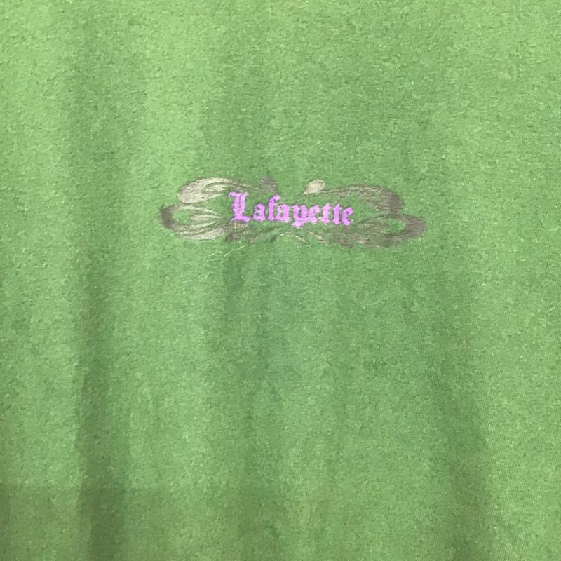 ラファイエット Lafayette Tシャツ 半袖 半袖カットソー プリントTシャツ クルーネックカットソー L ロゴ、文字 緑 / グリーン / green メンズ USED 古着 中古 10161150