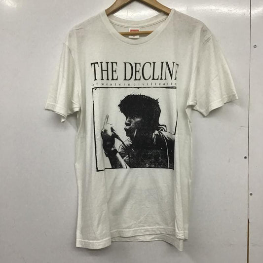 シュプリーム Supreme Tシャツ 半袖 THEDECLINEofwesterncivilization プリントTシャツ M プリント 白 / ホワイト / white メンズ USED 古着 中古 10161153