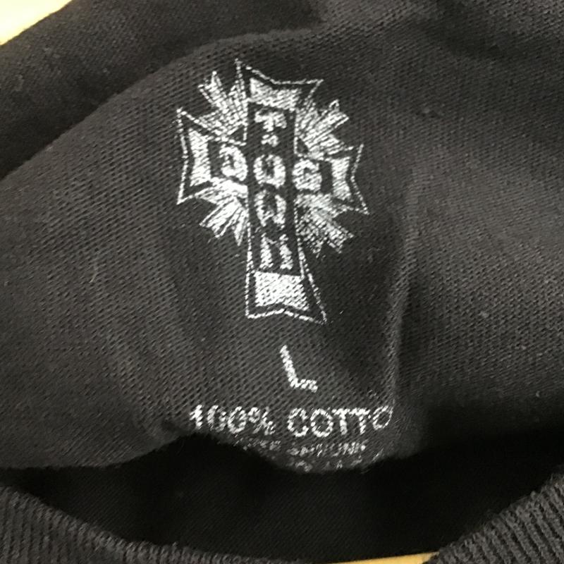 ドッグタウン DOGTOWN Tシャツ 半袖 半袖カットソー プリントTシャツ クルーネックカットソー L ロゴ、文字 黒 / ブラック / black メンズ USED 古着 中古 10161154