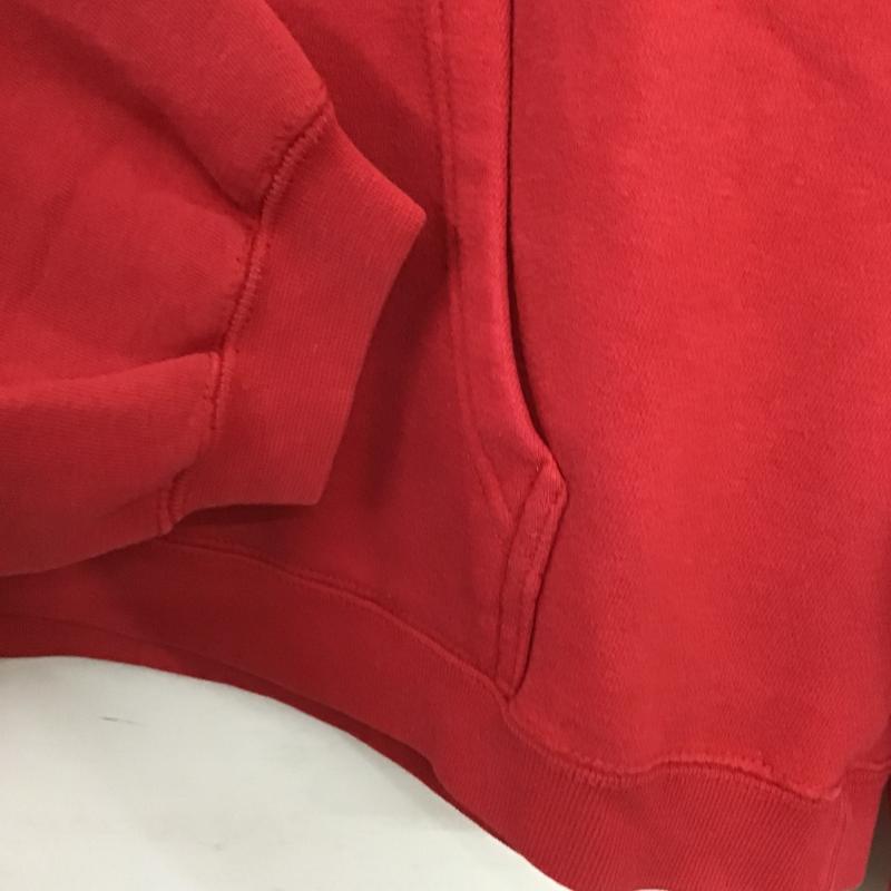 サンタクルーズ SANTA CRUZ パーカー 長袖 長袖パーカー プルオーバーパーカー スウェット L ロゴ、文字 赤 / レッド / red メンズ USED 古着 中古 10161155