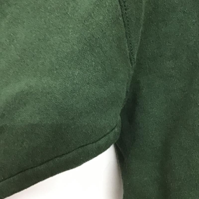 ギルダン GILDAN トレーナー 長袖 長袖トレーナー スウェット クルーネック プルオーバー M ロゴ、文字 緑 / グリーン / green メンズ USED 古着 中古 10161157