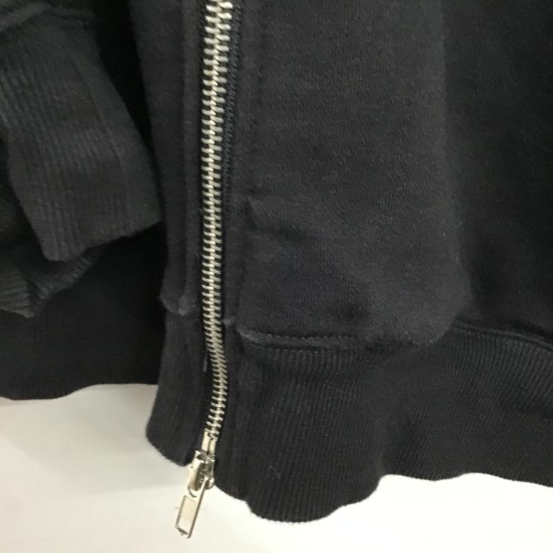 ナインティナインティ 9090 パーカー 長袖 ジップパーカー S 無地 黒 / ブラック / black レディース USED 古着 中古 10161163