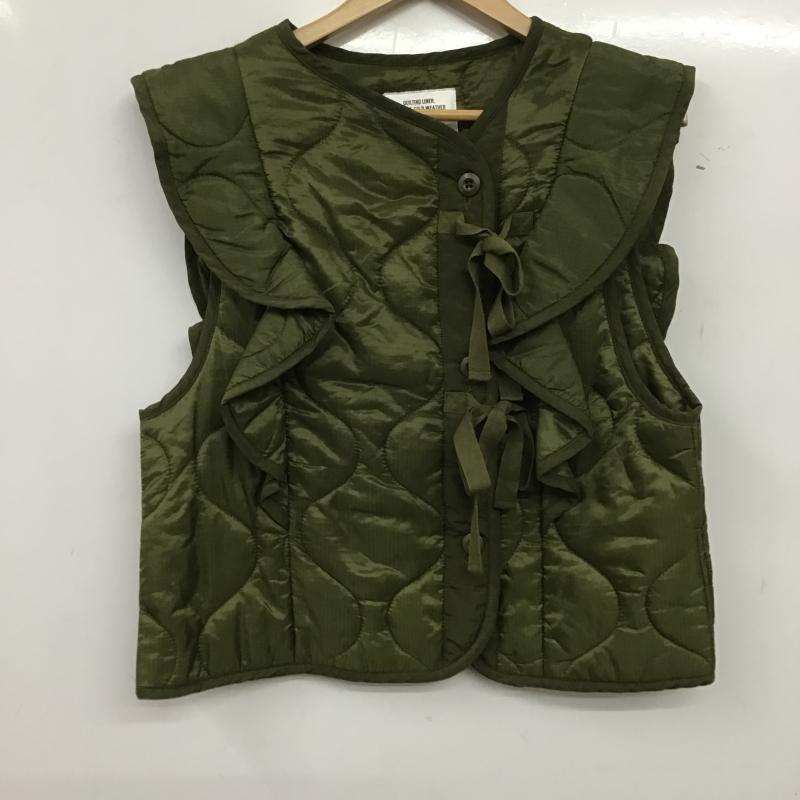 フリークスストア FREAK S STORE ベスト ベスト M 無地 カーキ / カーキ / khaki レディース USED 古着 中古 10161167