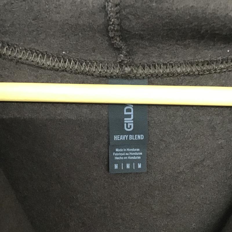 ギルダン GILDAN パーカー 長袖 長袖パーカー ジップアップパーカー スウェット M 無地 茶 / ブラウン / brown メンズ USED 古着 中古 10161168