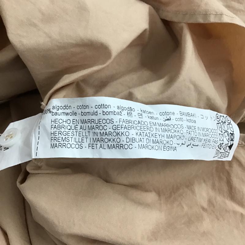 ザラ ZARA シャツ、ブラウス 長袖 S 無地 ベージュ / ベージュ / beige レディース USED 古着 中古 10161170