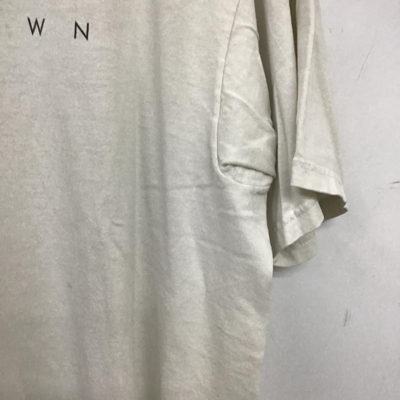 ナイキ NIKE Tシャツ 半袖 半袖カットソー プリントTシャツ クルーネックカットソー L ロゴ、文字 白 / ホワイト / white メンズ USED 古着 中古 10161171
