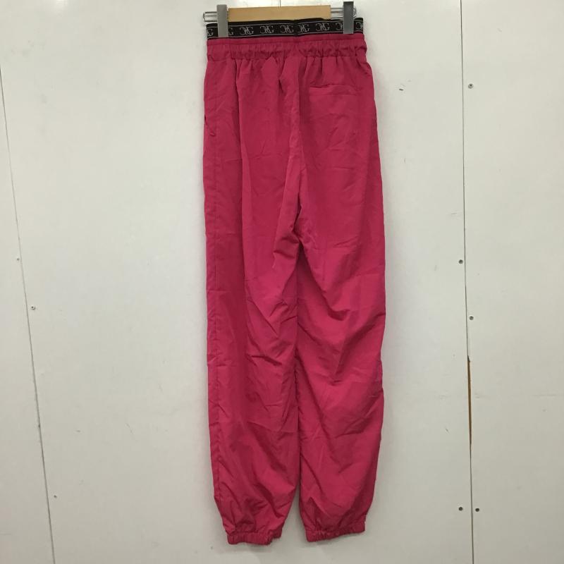 ジェイダ GYDA パンツ ワークパンツ、ペインターパンツ 072260733501 LOGOテープジョガーパンツ FREE 無地 桃 / ピンク / pink レディース USED 古着 中古 10161172