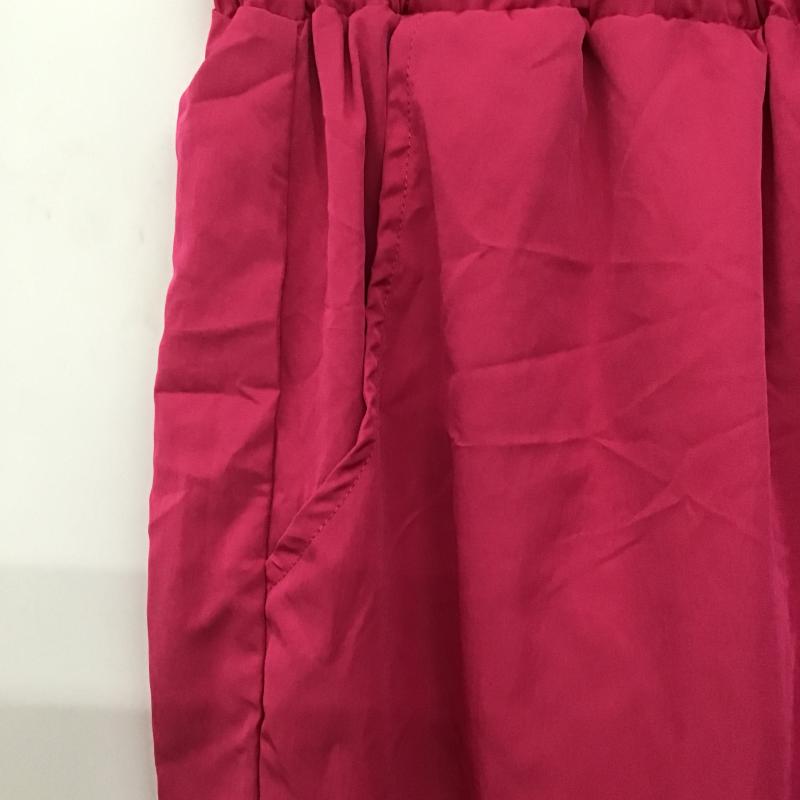 ジェイダ GYDA パンツ ワークパンツ、ペインターパンツ 072260733501 LOGOテープジョガーパンツ FREE 無地 桃 / ピンク / pink レディース USED 古着 中古 10161172