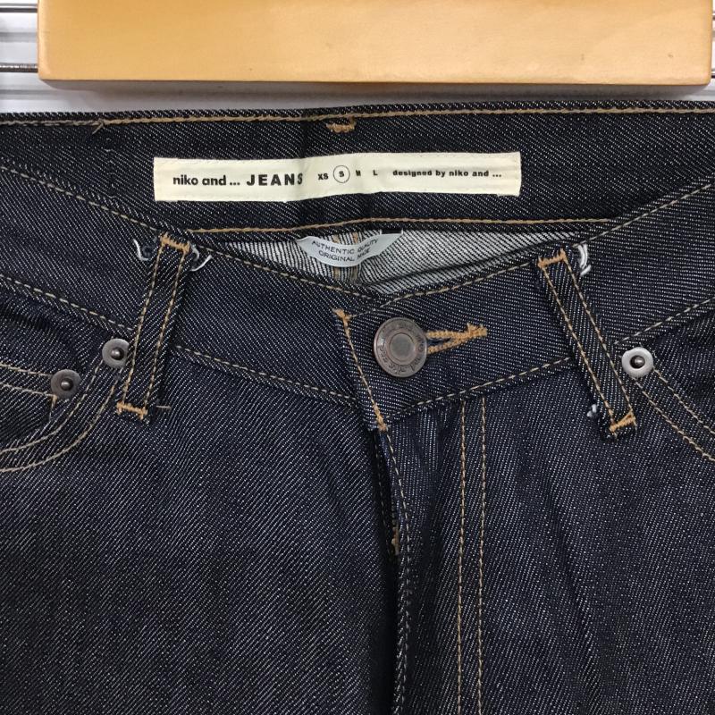 ニコアンド niko and... パンツ デニム、ジーンズ S 無地 インディゴ / インディゴ / Indigo レディース USED 古着 中古 10161173