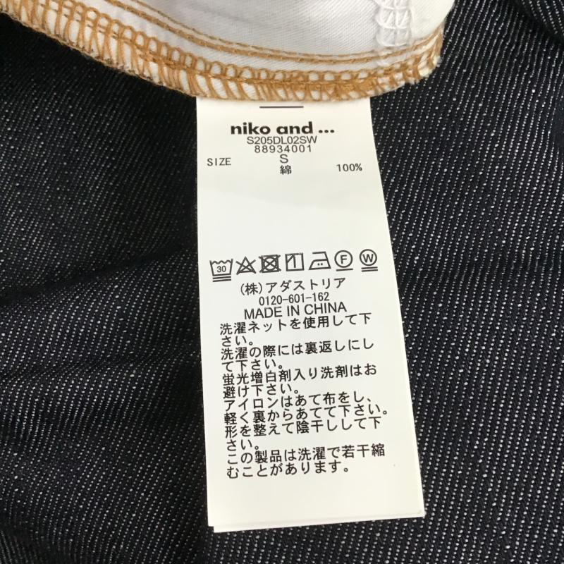 ニコアンド niko and... パンツ デニム、ジーンズ S 無地 インディゴ / インディゴ / Indigo レディース USED 古着 中古 10161173