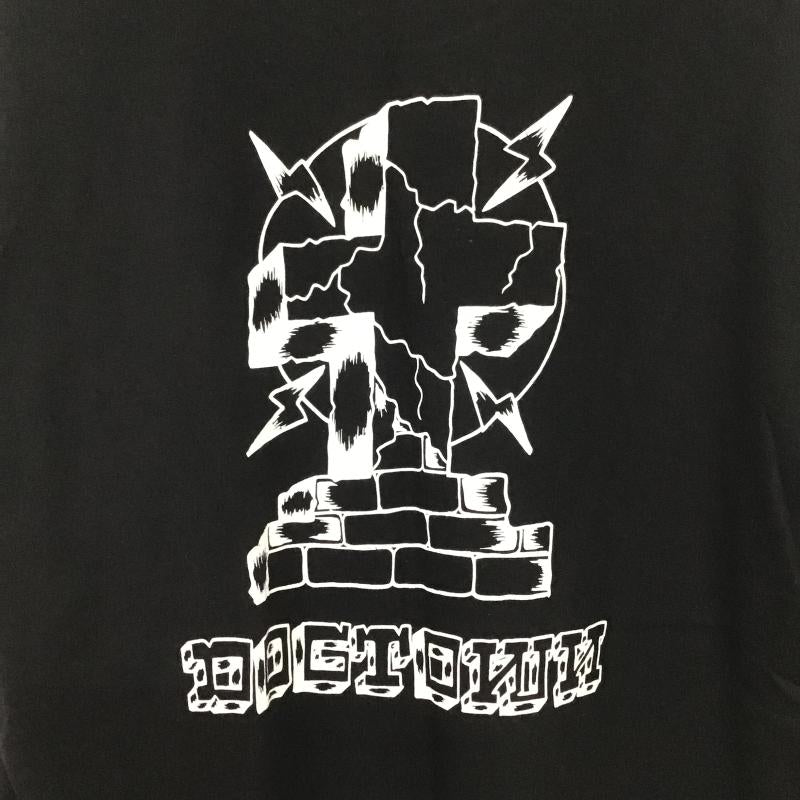 ドッグタウン DOGTOWN Tシャツ 半袖 半袖カットソー プリントTシャツ クルーネックカットソー L プリント 黒 / ブラック / black メンズ USED 古着 中古 10161174