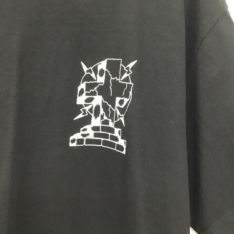 ドッグタウン DOGTOWN Tシャツ 半袖 半袖カットソー プリントTシャツ クルーネックカットソー L プリント 黒 / ブラック / black メンズ USED 古着 中古 10161174