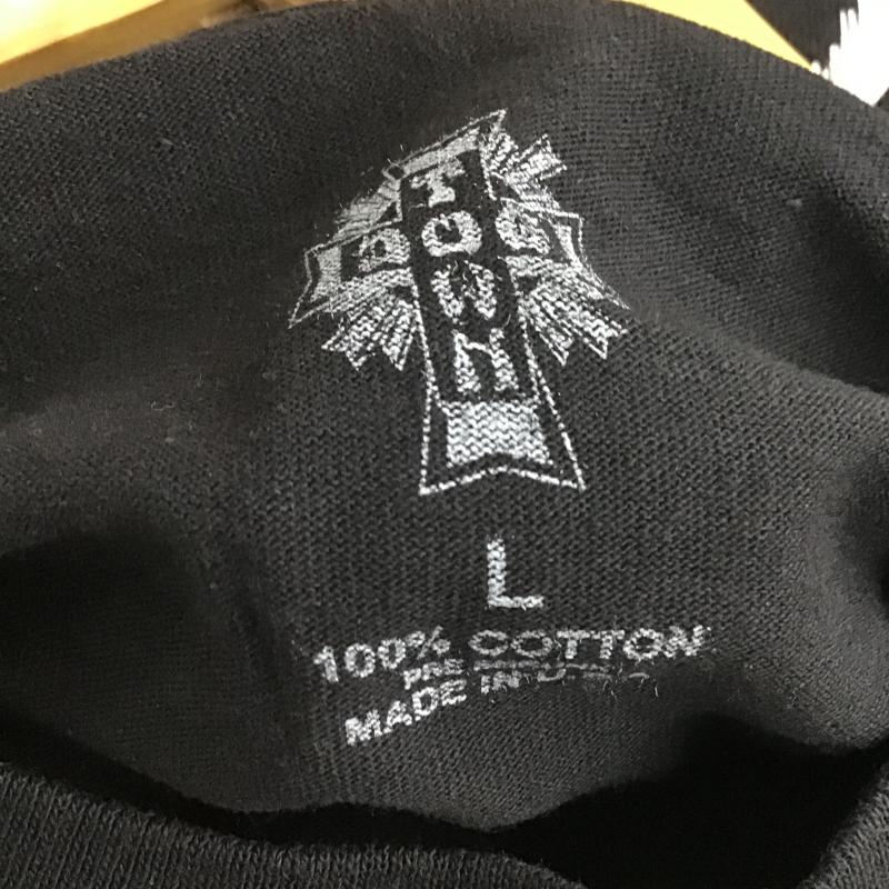 ドッグタウン DOGTOWN Tシャツ 半袖 半袖カットソー プリントTシャツ クルーネックカットソー L プリント 黒 / ブラック / black メンズ USED 古着 中古 10161174