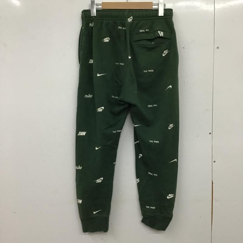 ナイキ NIKE パンツ ワークパンツ、ペインターパンツ スウェットパンツ S ロゴ、文字 X プリント 緑 / グリーン / green レディース USED 古着 中古 10161177