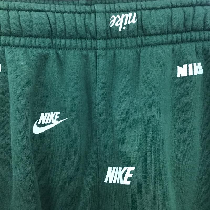 ナイキ NIKE パンツ ワークパンツ、ペインターパンツ スウェットパンツ S ロゴ、文字 X プリント 緑 / グリーン / green レディース USED 古着 中古 10161177