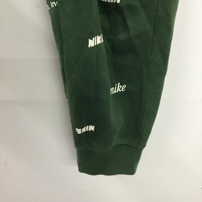 ナイキ NIKE パンツ ワークパンツ、ペインターパンツ スウェットパンツ S ロゴ、文字 X プリント 緑 / グリーン / green レディース USED 古着 中古 10161177