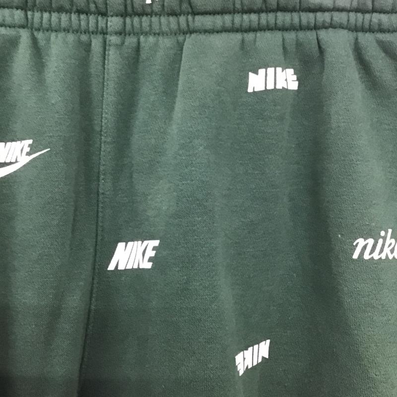 ナイキ NIKE パンツ ワークパンツ、ペインターパンツ スウェットパンツ S ロゴ、文字 X プリント 緑 / グリーン / green レディース USED 古着 中古 10161177