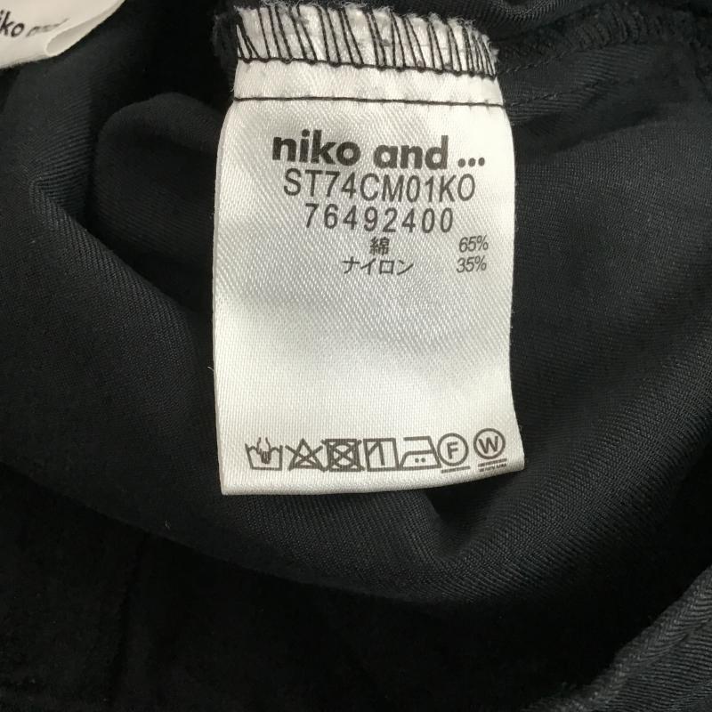 ニコアンド niko and... スカート ロングスカート M 無地 黒 / ブラック / black レディース USED 古着 中古 10161179