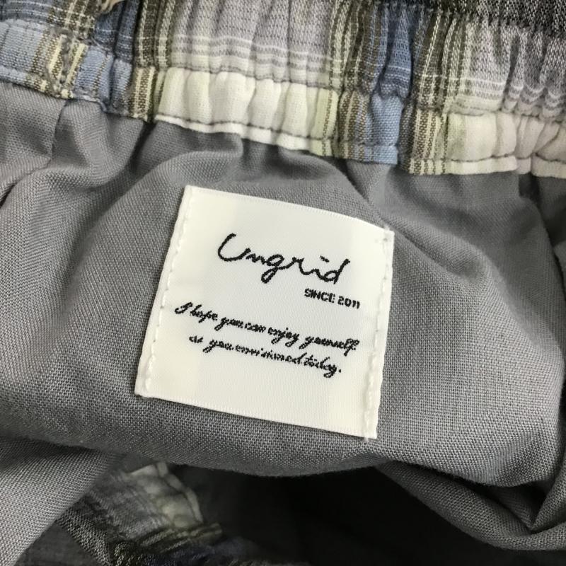 アングリッド Ungrid パンツ スラックス タグ付 FREE チェック マルチカラー / マルチカラー / multicolor レディース USED 古着 中古 10161185