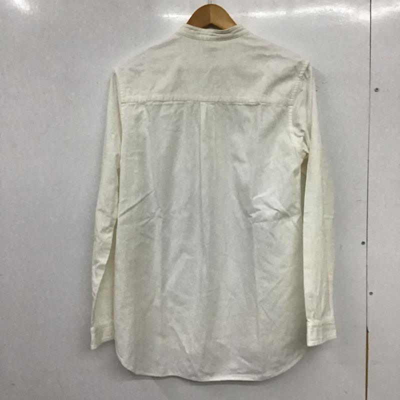 ゴールド GOLD シャツ、ブラウス 長袖 長袖シャツ 無地シャツ カラーシャツ S 無地 白 / ホワイト / white メンズ USED 古着 中古 10161186