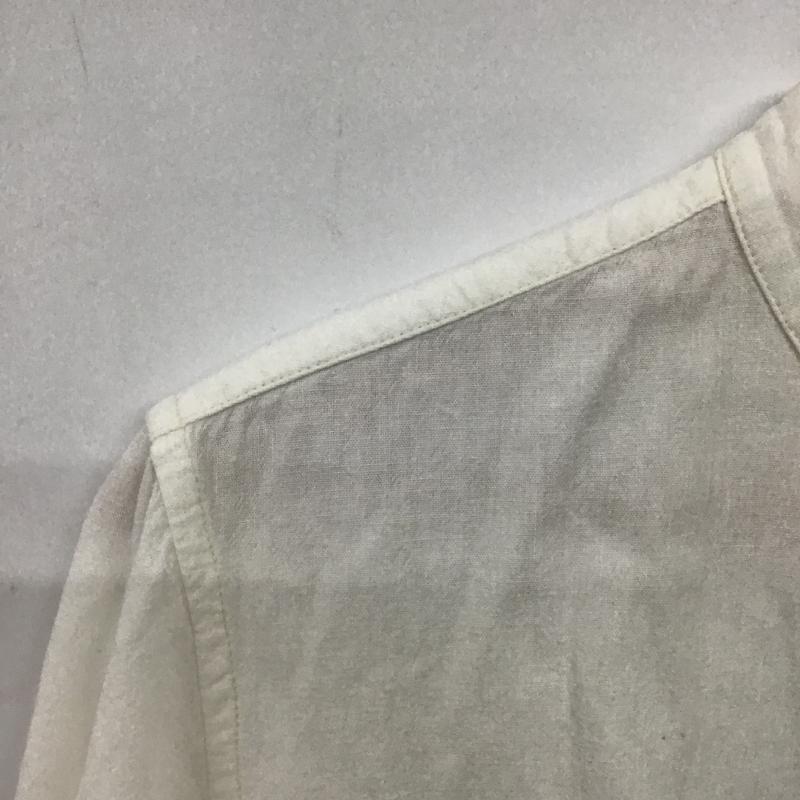 ゴールド GOLD シャツ、ブラウス 長袖 長袖シャツ 無地シャツ カラーシャツ S 無地 白 / ホワイト / white メンズ USED 古着 中古 10161186