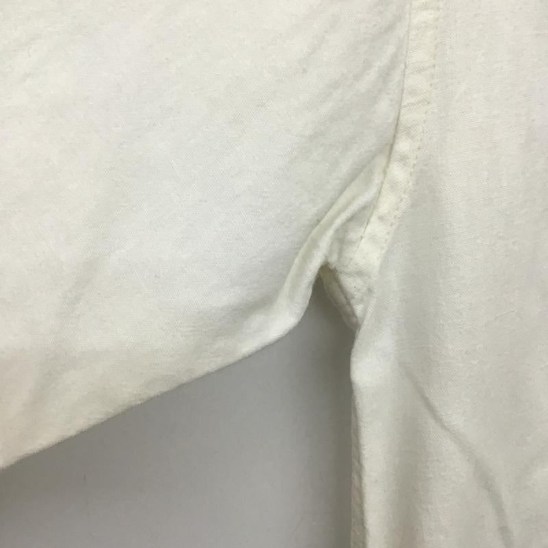 ゴールド GOLD シャツ、ブラウス 長袖 長袖シャツ 無地シャツ カラーシャツ S 無地 白 / ホワイト / white メンズ USED 古着 中古 10161186