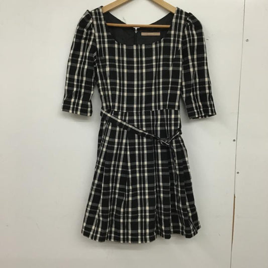 ダズリン dazzlin ワンピース ひざ丈スカート S チェック マルチカラー / マルチカラー / multicolor レディース USED 古着 中古 10161190
