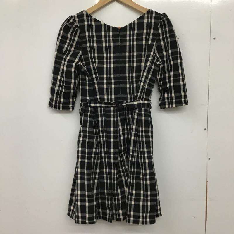 ダズリン dazzlin ワンピース ひざ丈スカート S チェック マルチカラー / マルチカラー / multicolor レディース USED 古着 中古 10161190