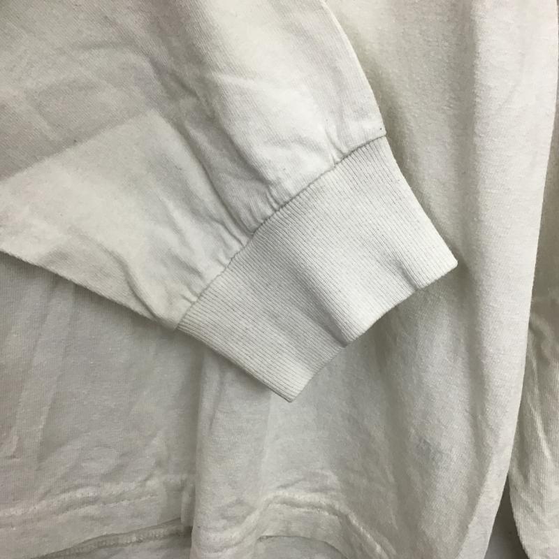 キス KITH カットソー 長袖 長袖ニットカットソー クルーネック セーター M ロゴ、文字 白 / ホワイト / white メンズ USED 古着 中古 10161191