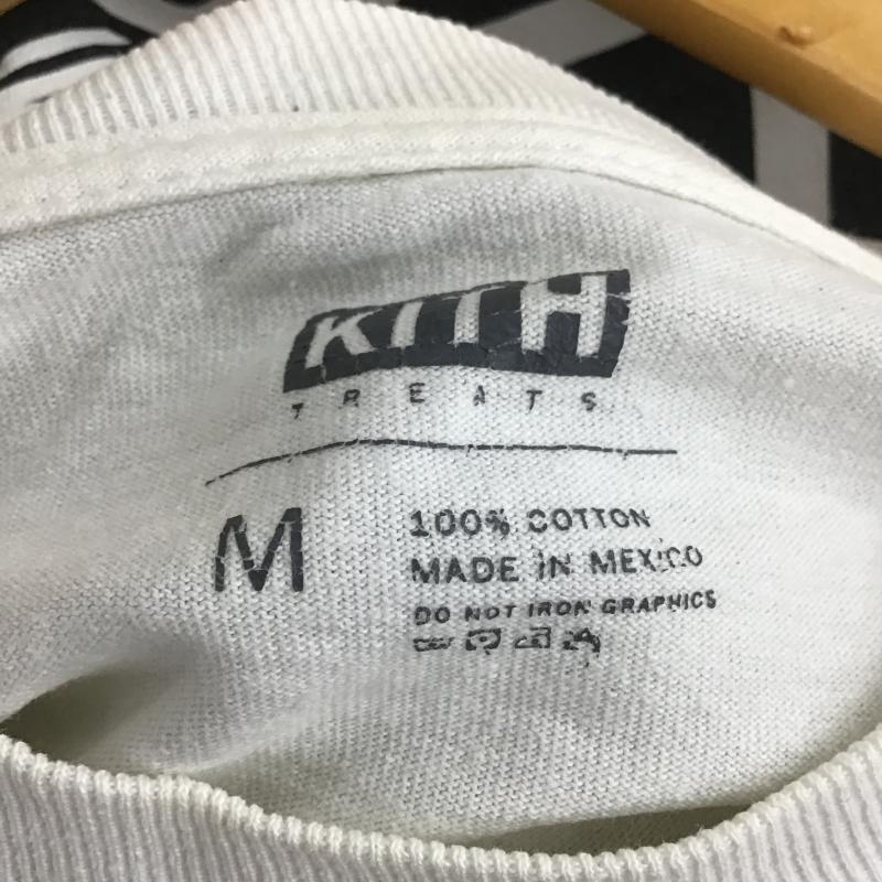 キス KITH カットソー 長袖 長袖ニットカットソー クルーネック セーター M ロゴ、文字 白 / ホワイト / white メンズ USED 古着 中古 10161191