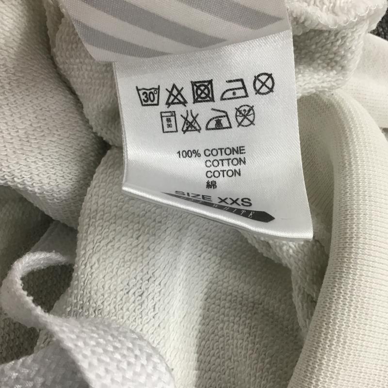 オフホワイト Off-White トレーナー 長袖 長袖トレーナー スウェット クルーネック プルオーバー XXS プリント 白 / ホワイト / white メンズ USED 古着 中古 10161196