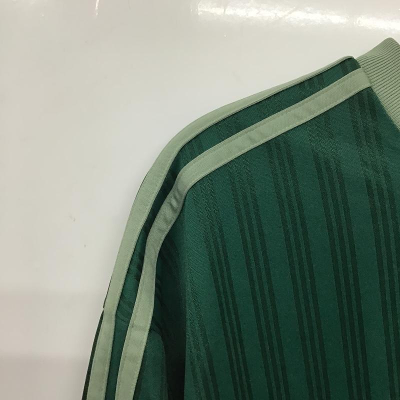 アディダス adidas Tシャツ 半袖 L ロゴ、文字 緑 / グリーン / green メンズ USED 古着 中古 10161198