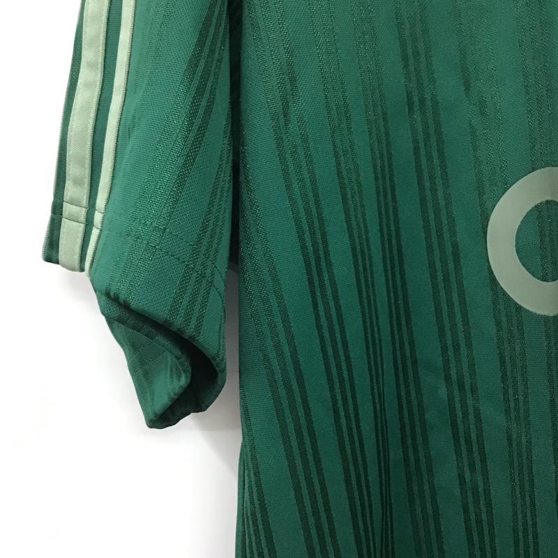 アディダス adidas Tシャツ 半袖 L ロゴ、文字 緑 / グリーン / green メンズ USED 古着 中古 10161198